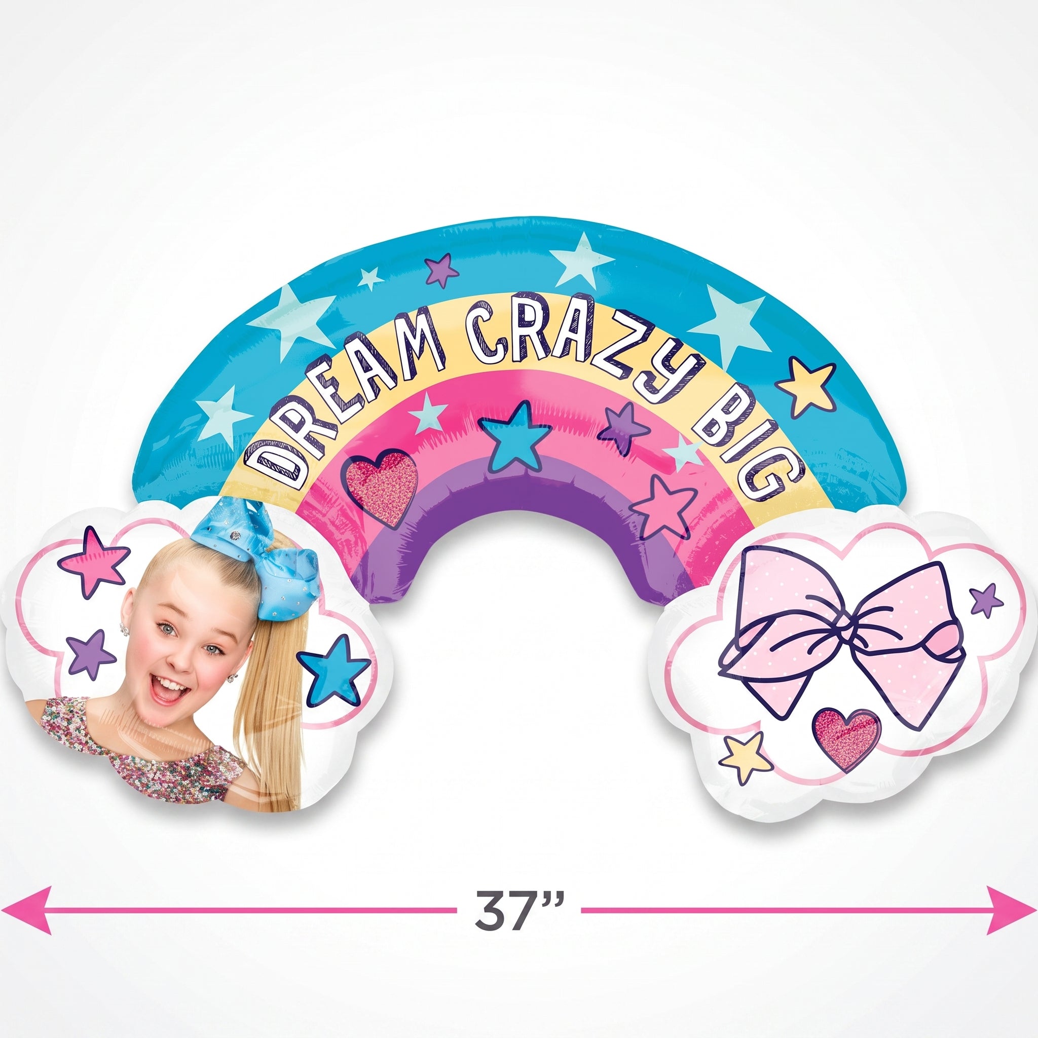 Dream Crazy Big JoJo Siwa Foil Balloon