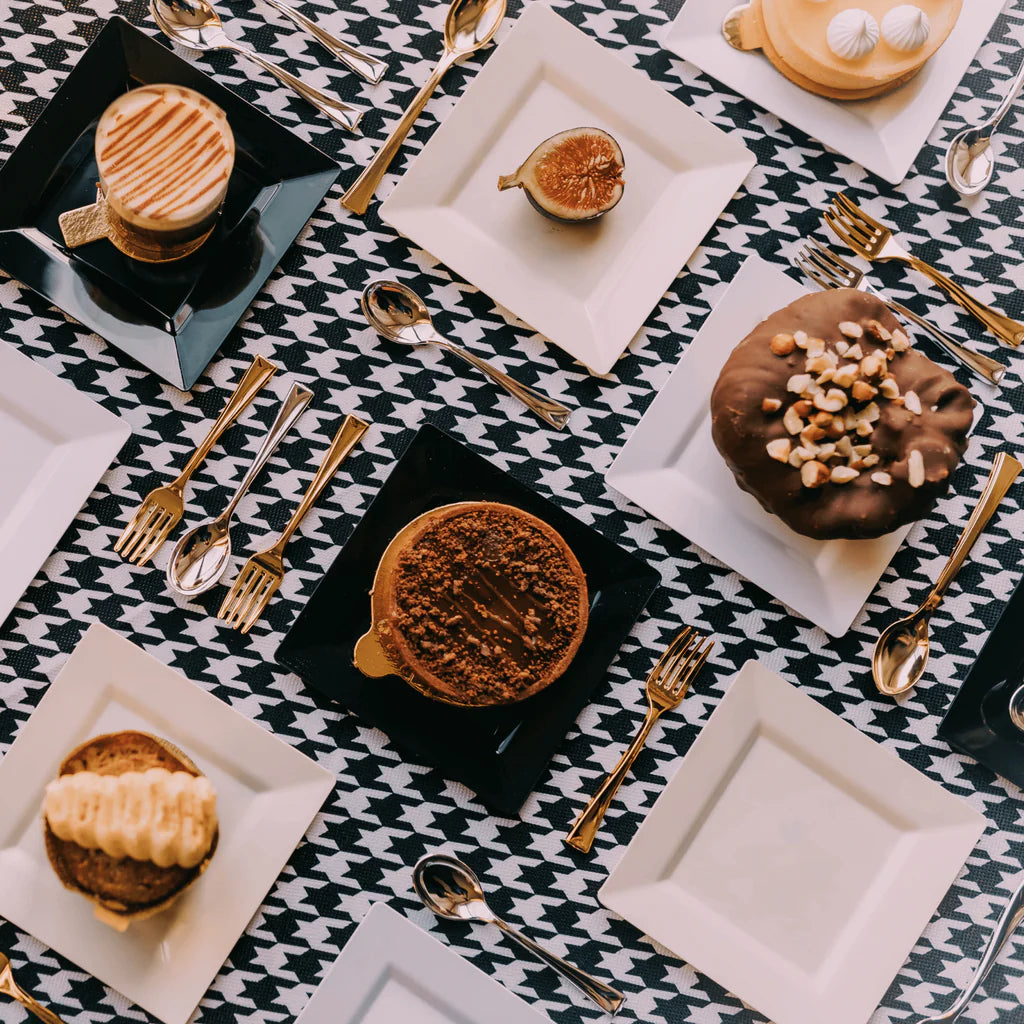 Silver Plastic Tasting Forks | 100 Count