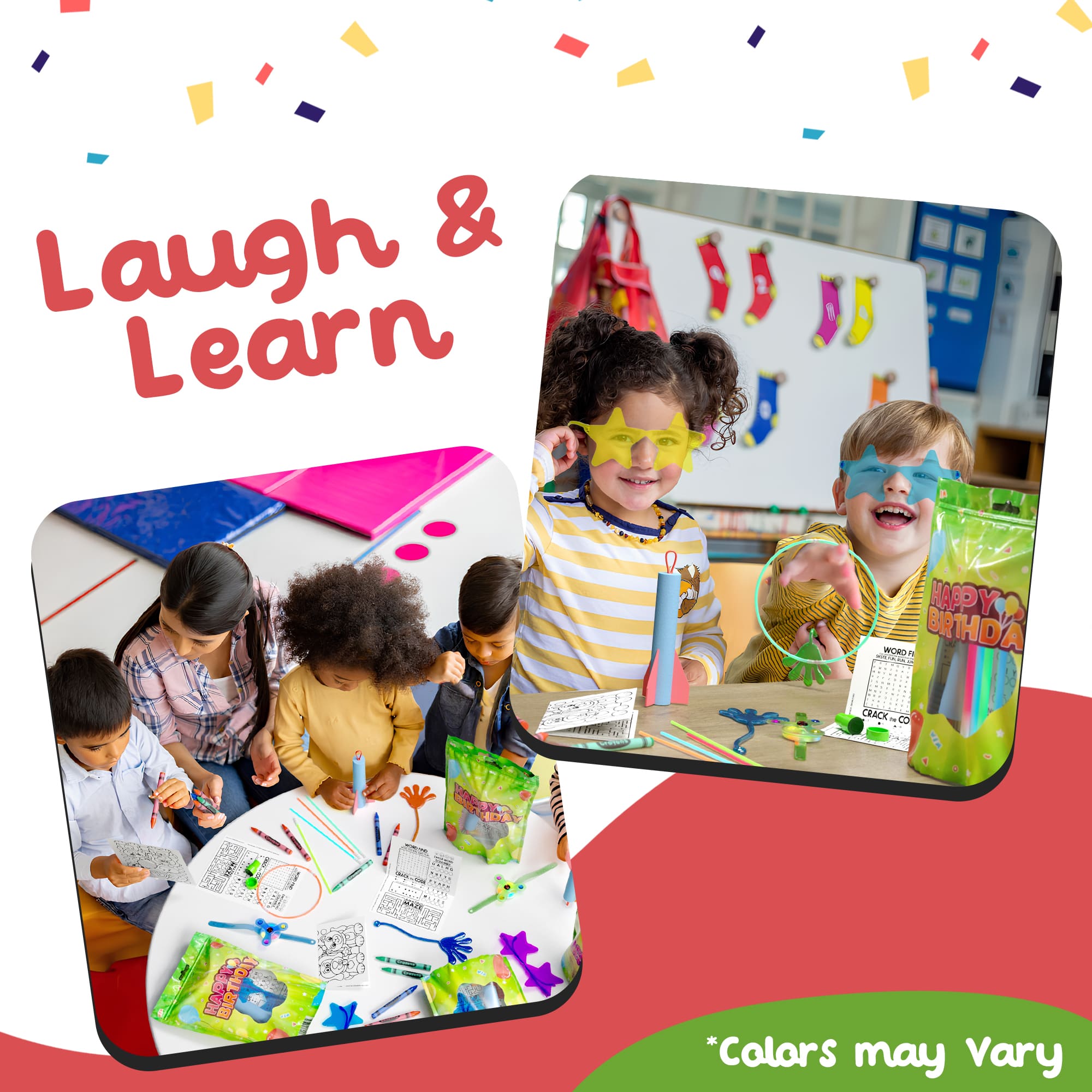 Little Gym 8 Piece Goody Bag For Ages 3+ Case of 40