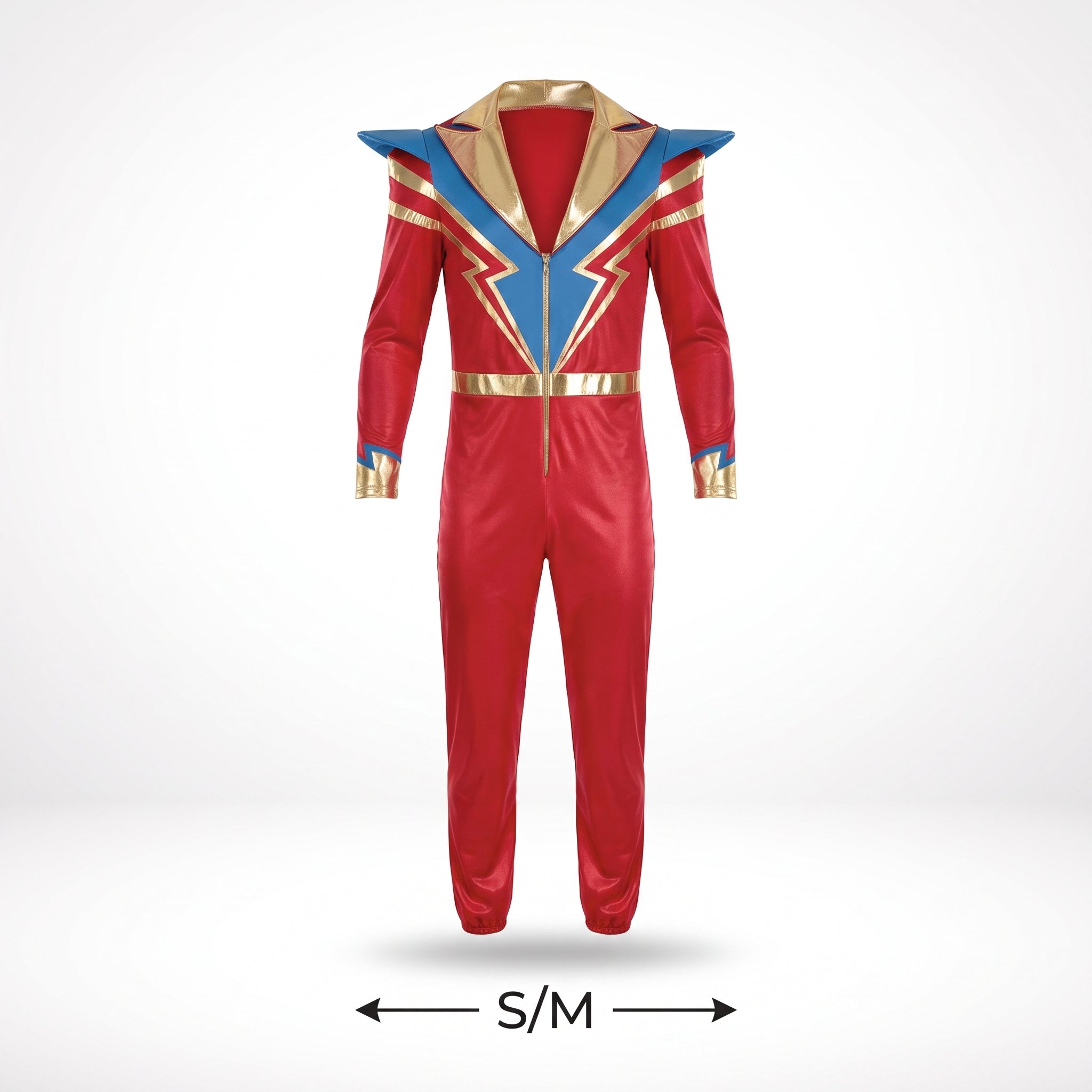 Men's Glam Rock Jumpsuit Costume - S/M