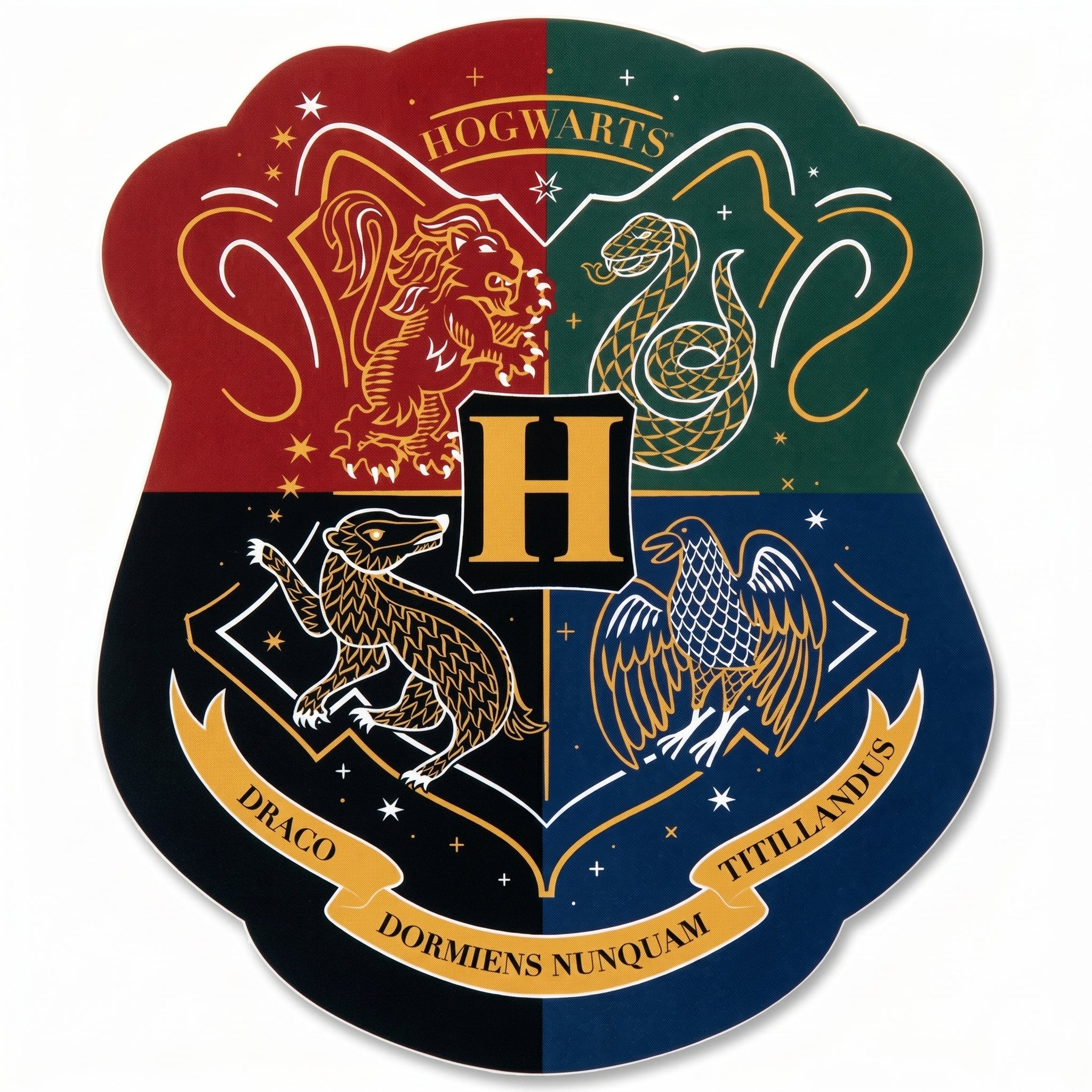 Harry Potter Hogwarts Crest Sticker Sheet - Halloween Edition