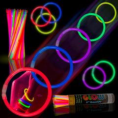 8 in. Assorted Glow Bracelets | 100 Count