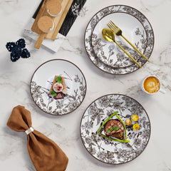 8" Rustik Design Plastic Plates (10)