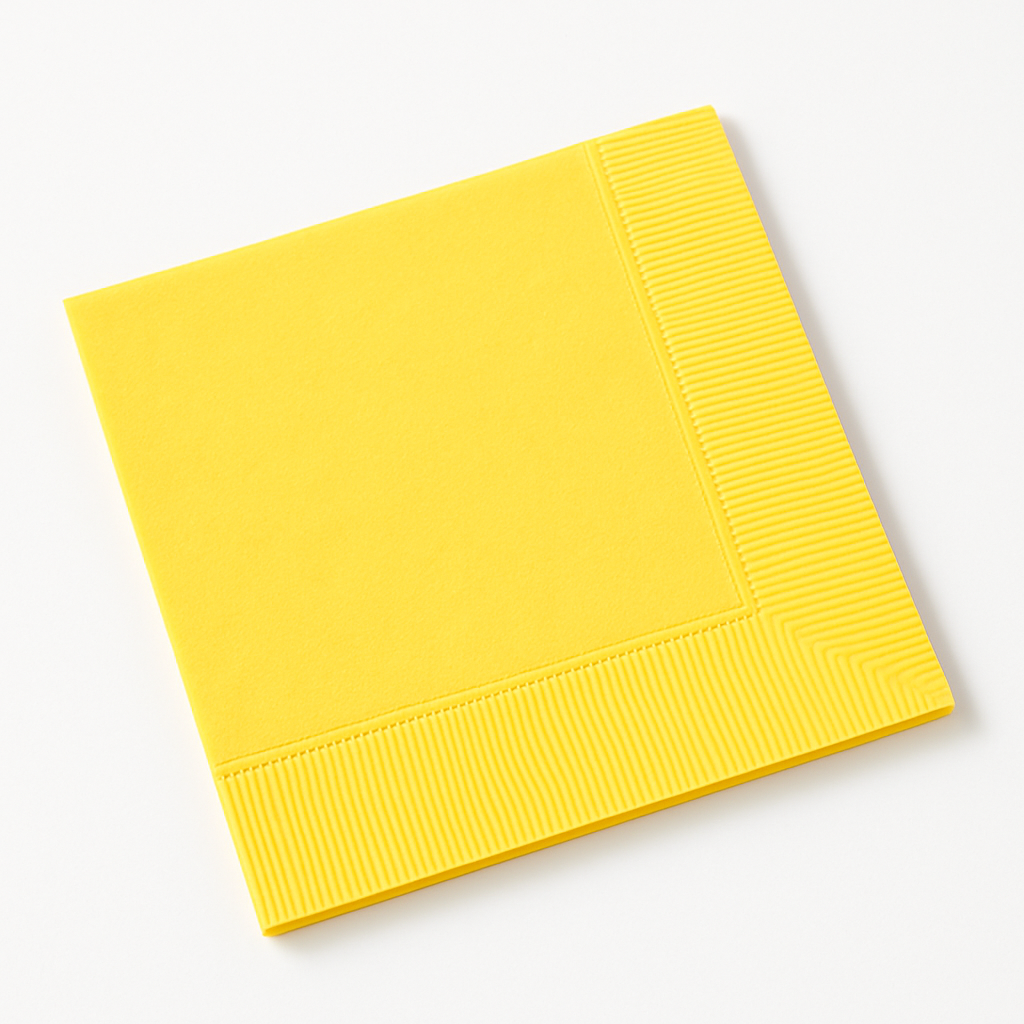 Yellow Sunshine Beverage Napkins
