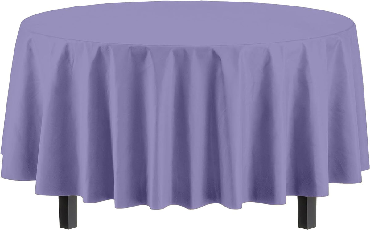 Round Lavender Table Cover