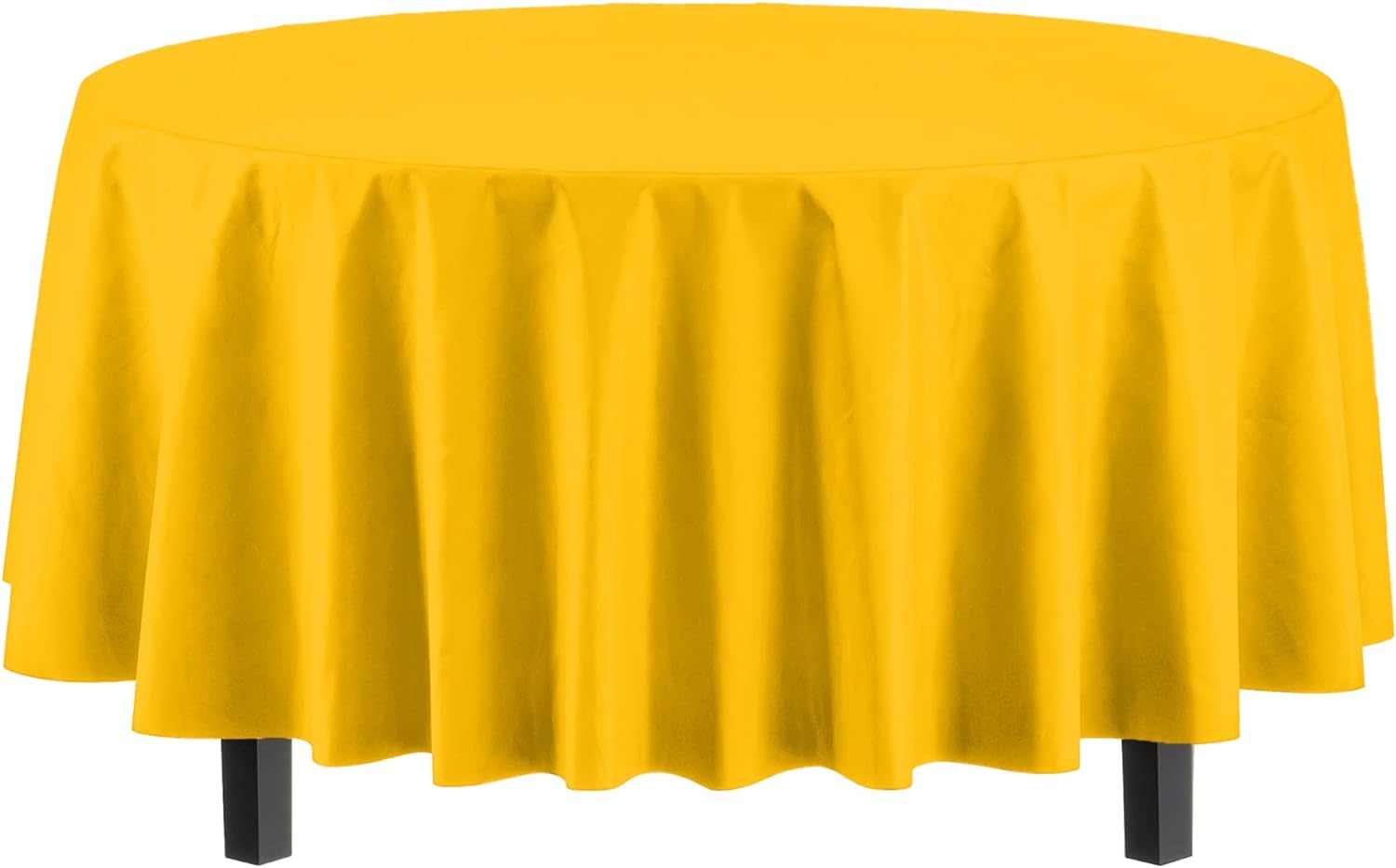 Round Yellow Table Cover
