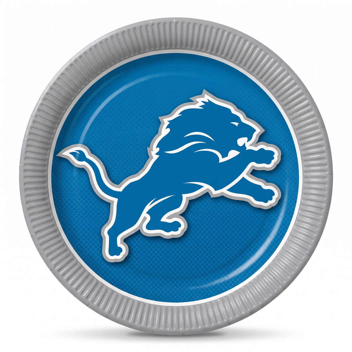 Detroit Lions 9" Round Paper Plates - NFL Party Essentials