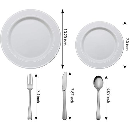 Wedding Kit Service For 40 Silver Line