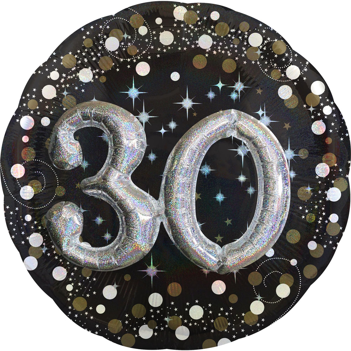 Sparkling 30th Birthday Deluxe Foil Balloon