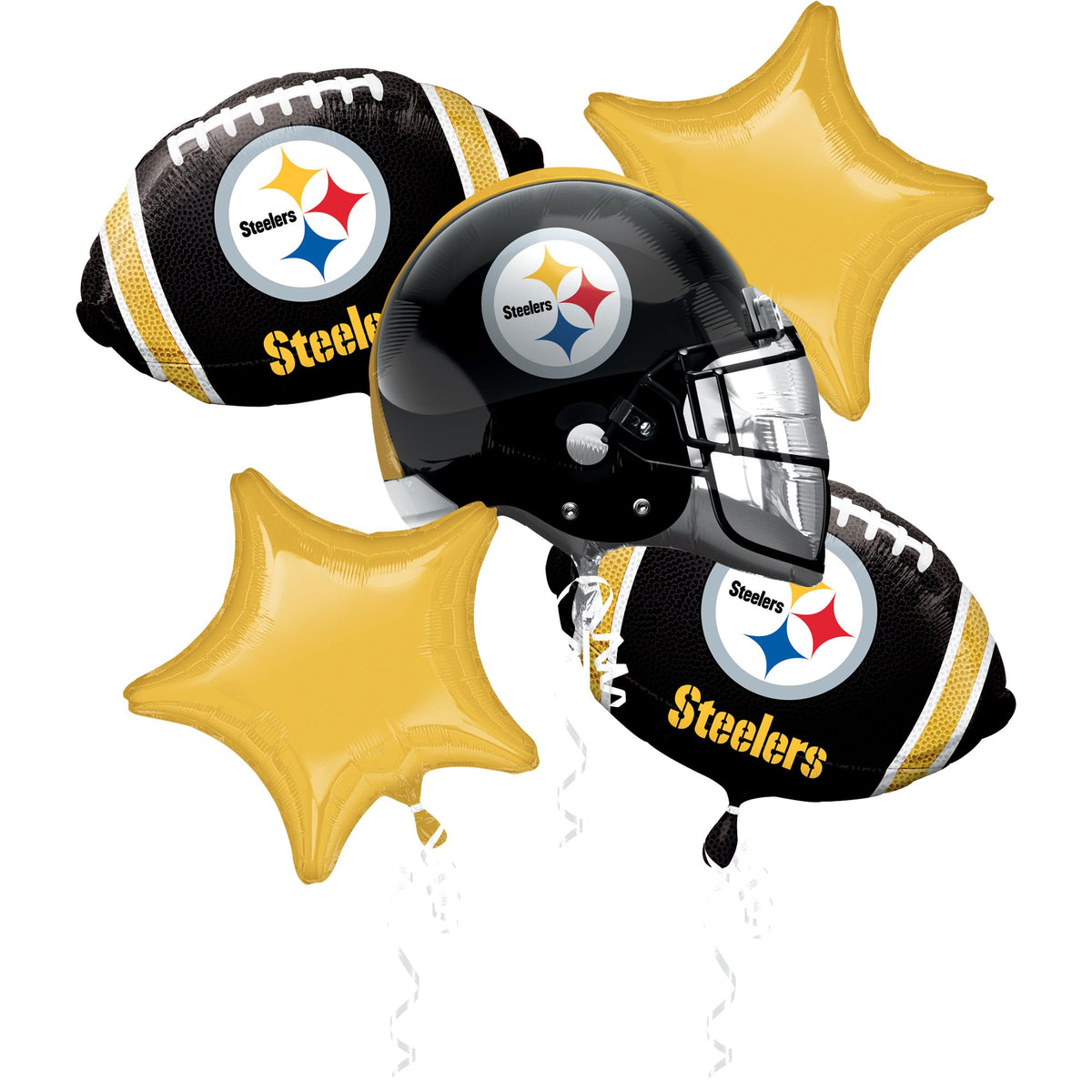 Pittsburgh Steelers Foil Balloon Bouquet