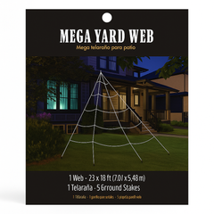 Mega Yard Spider Web Halloween Outdoor Decoration