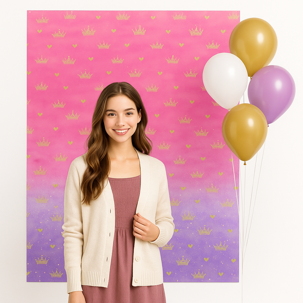 Disney Princess Once Upon a Time Scene Setter Backdrop