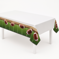 Go Fight Win Football Plastic Table Cover