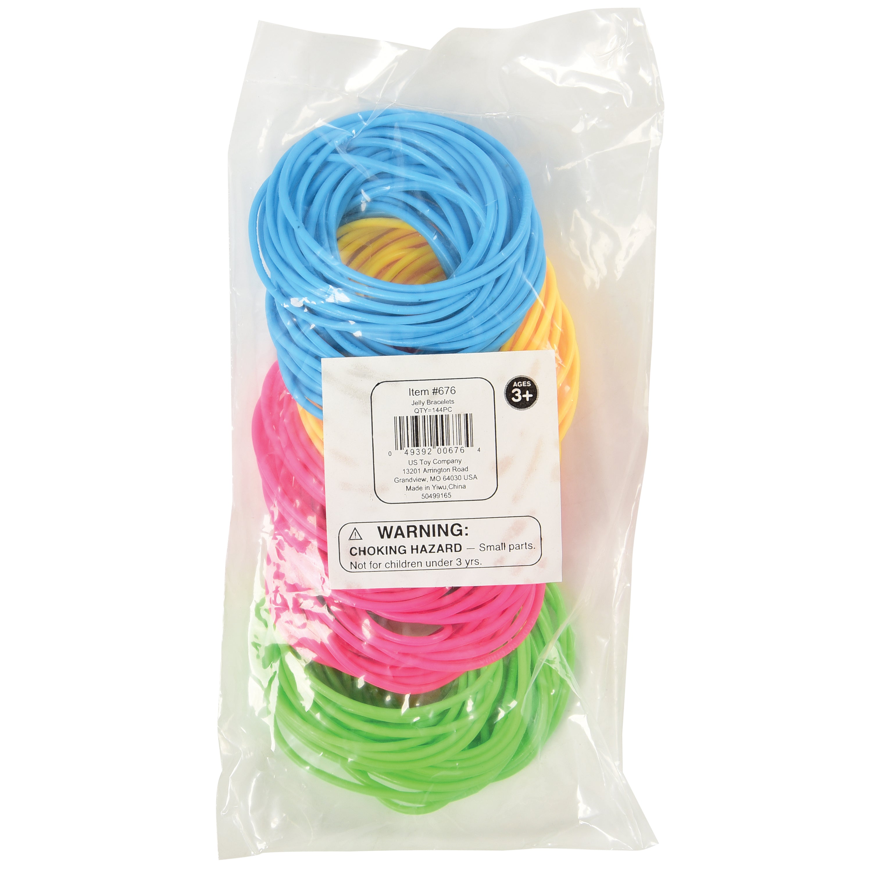 Jelly Bracelets/144-Pc - 144 Count