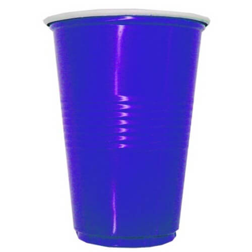 16 Oz. Dark Blue party tumbler 16 Ct