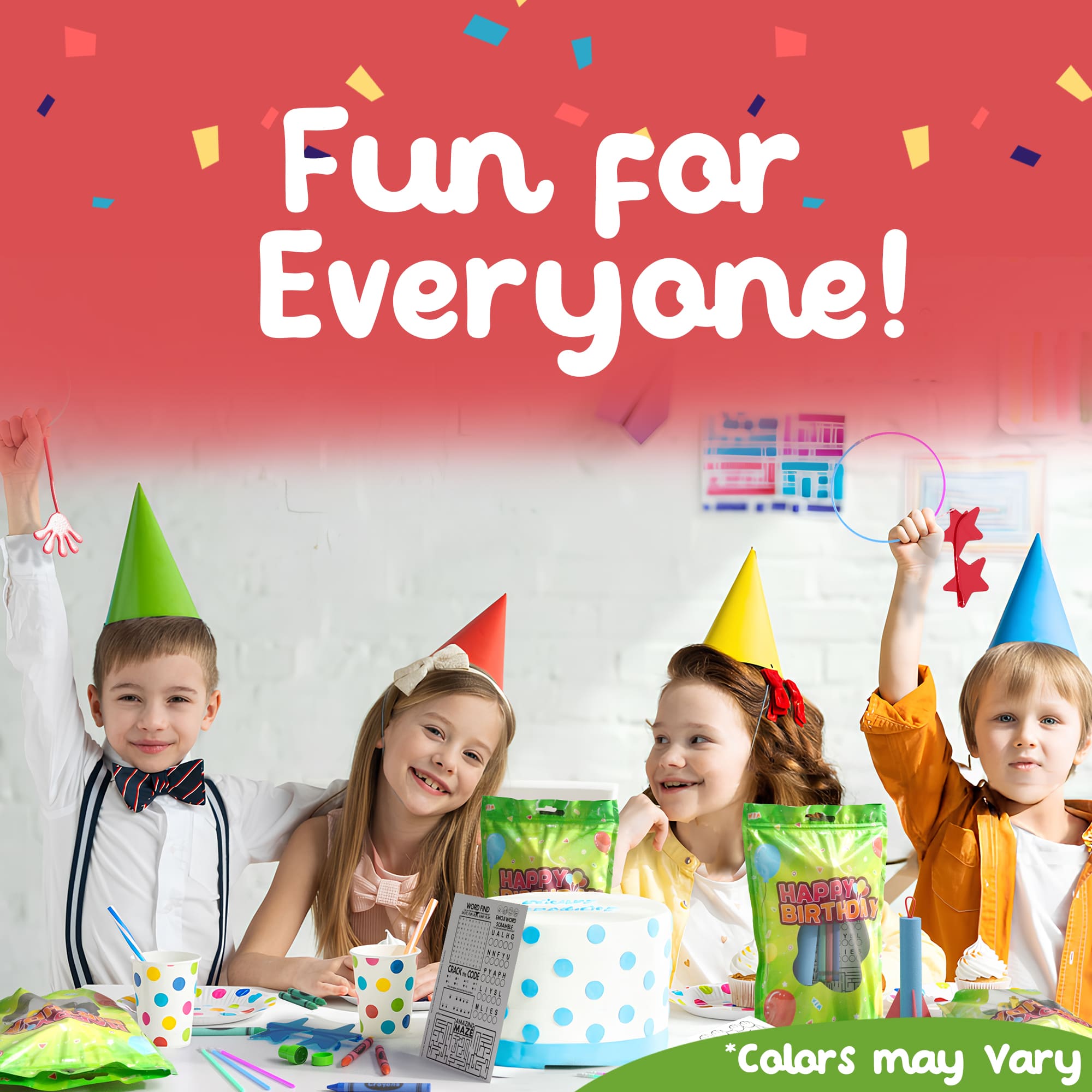 8 Piece Premium Goodie Bag With toys | Case of 40