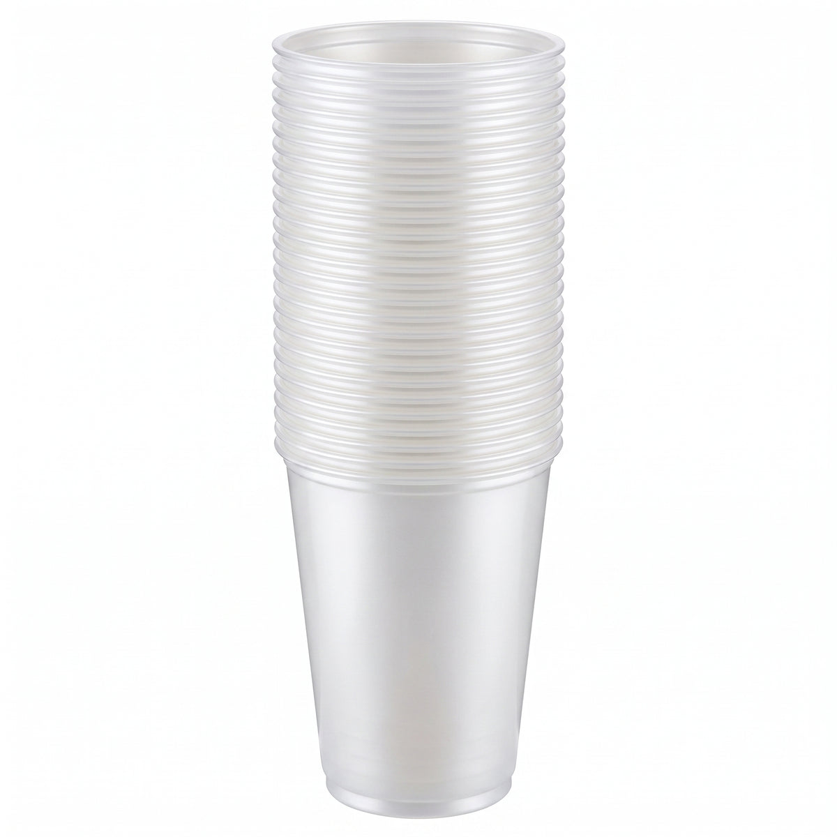 White Pearl 9 oz Plastic Tumblers - Pack of 72