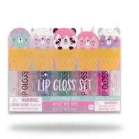 Sweet Animal Glitter Lip Gloss Set - 5 Pack
