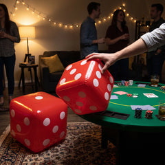 Large Inflatable Dice Decorations - 2-Pack