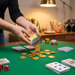 Gold Casino Coins - Party Favors, 144-Pack