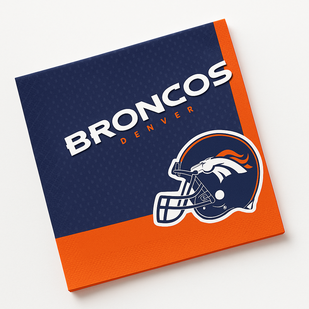 Denver Broncos NFL Lunch Napkins