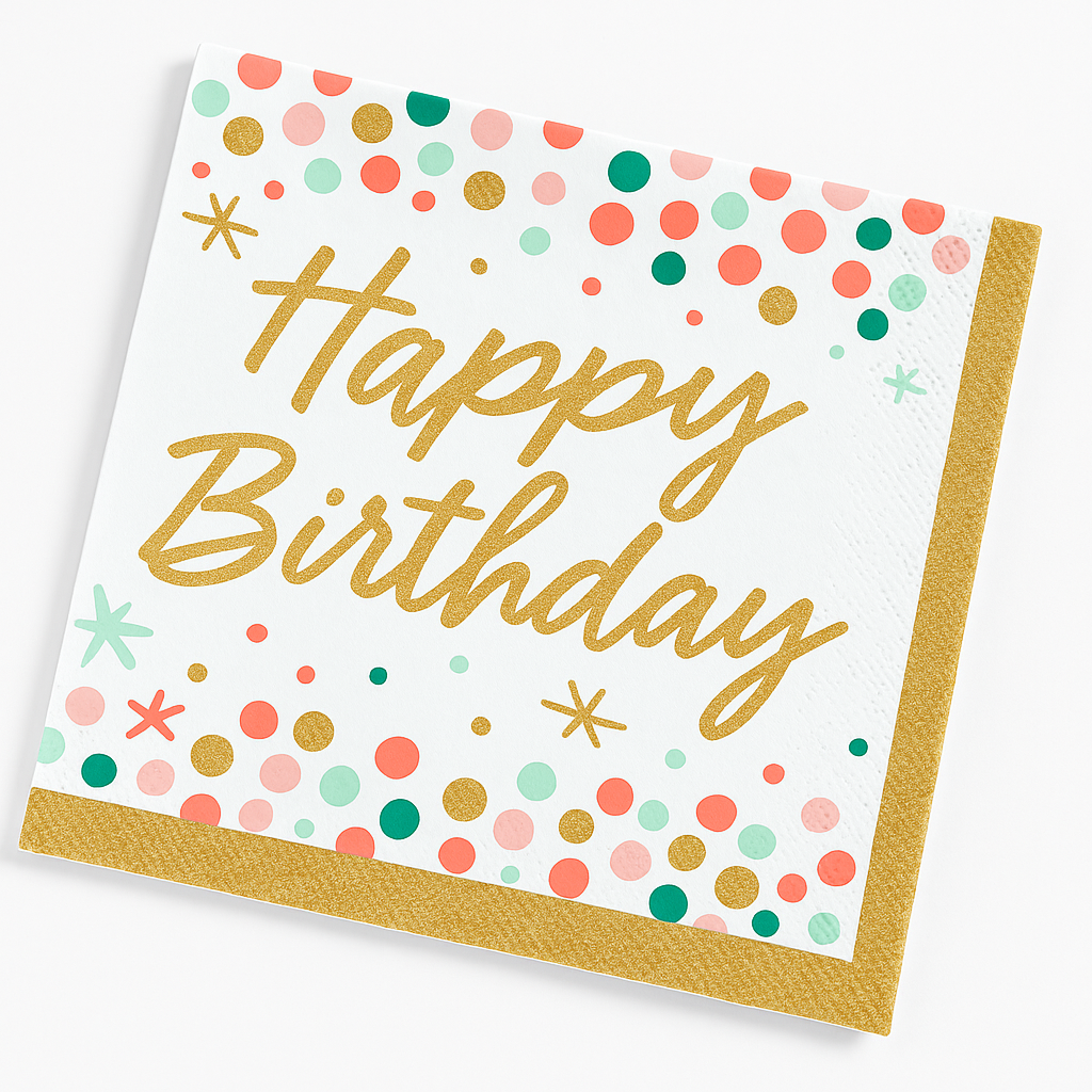 Wish Big Birthday Lunch Napkins - 36 Pack