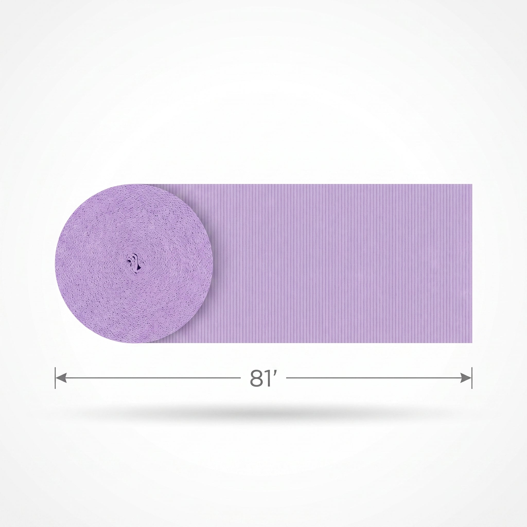 Lavender Crepe Paper Streamers - 81ft