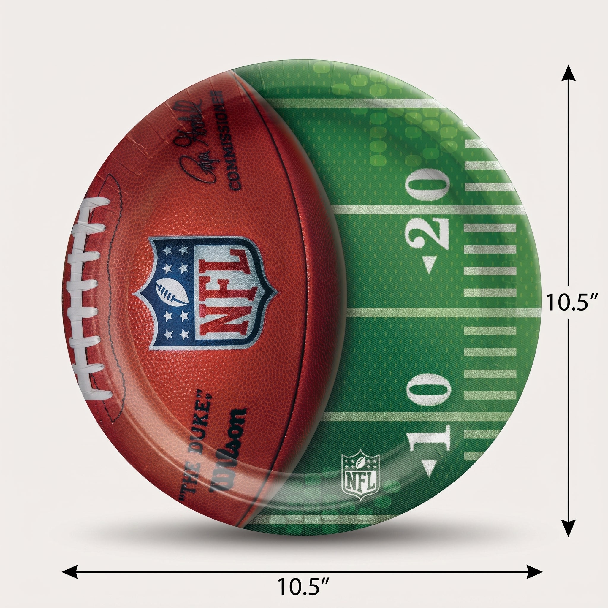 NFL Drive 10.5" Round Paper Plates