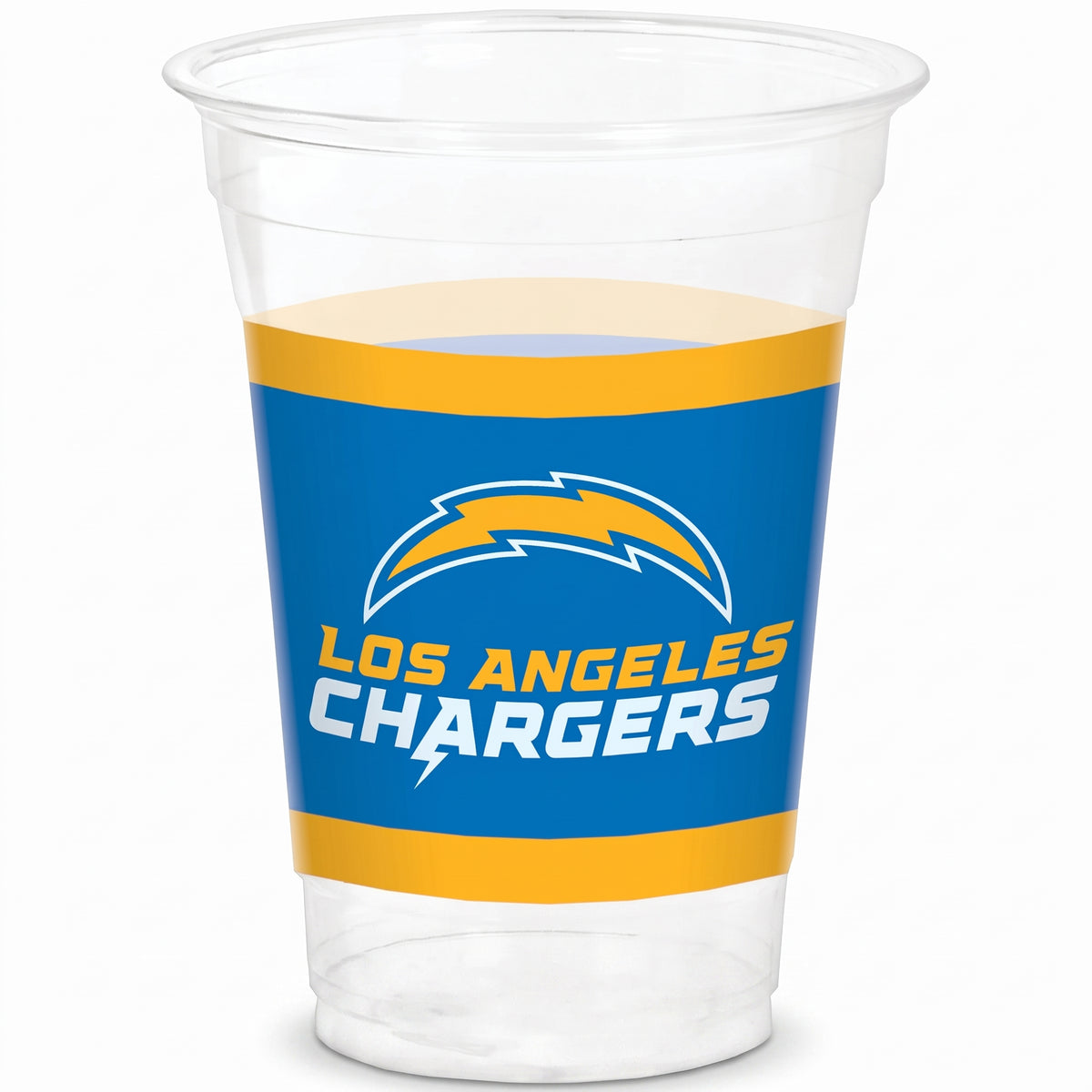 Los Angeles Chargers 16 oz. Plastic Cups - 25 Pack