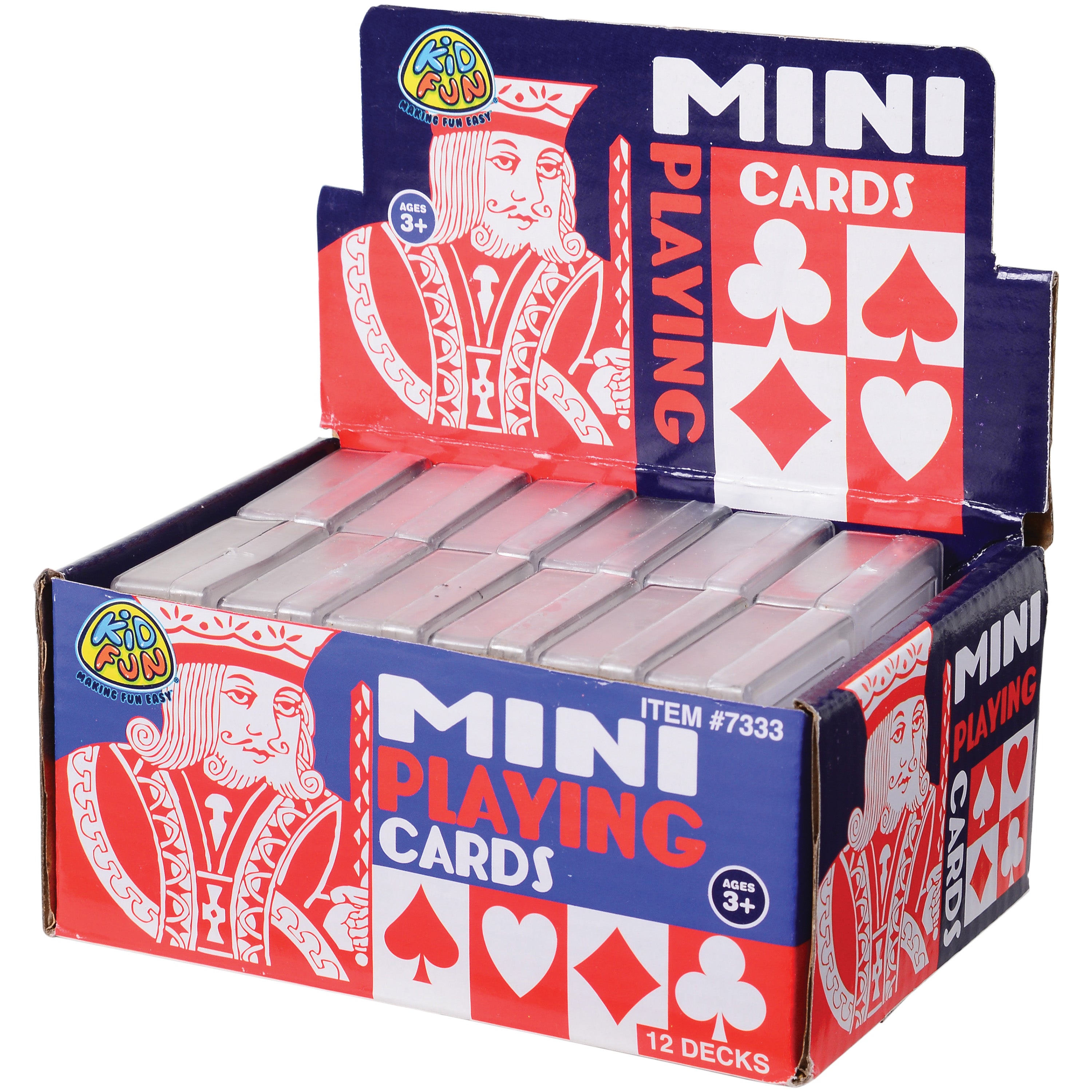 Mini Playing Cards - 12 Count