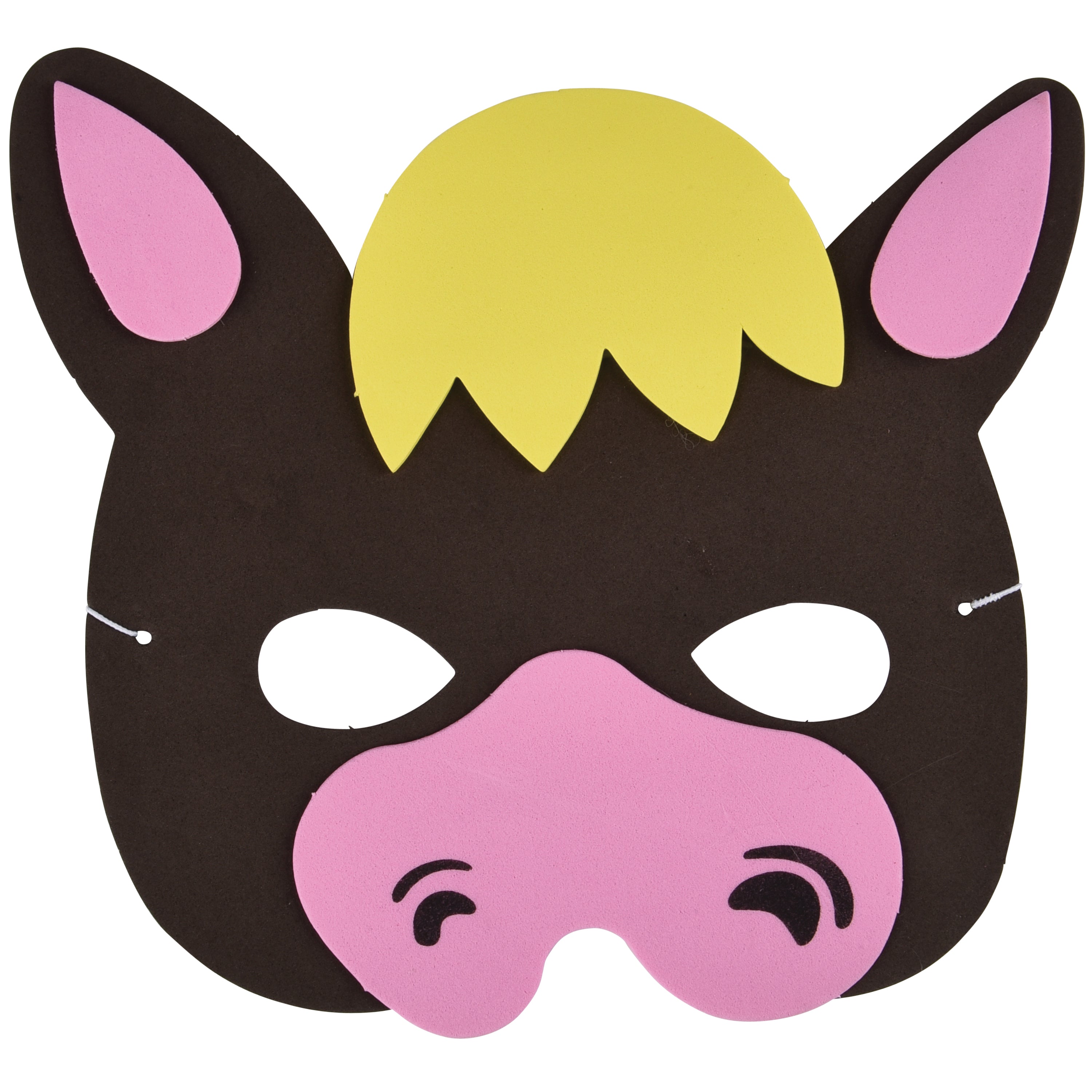 Farm Animal Foam Masks - 12 Count