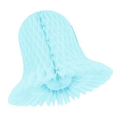 9 In. Light Blue Honeycomb Tissue Bell