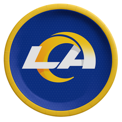 Los Angeles Rams 9" Round Paper Plates