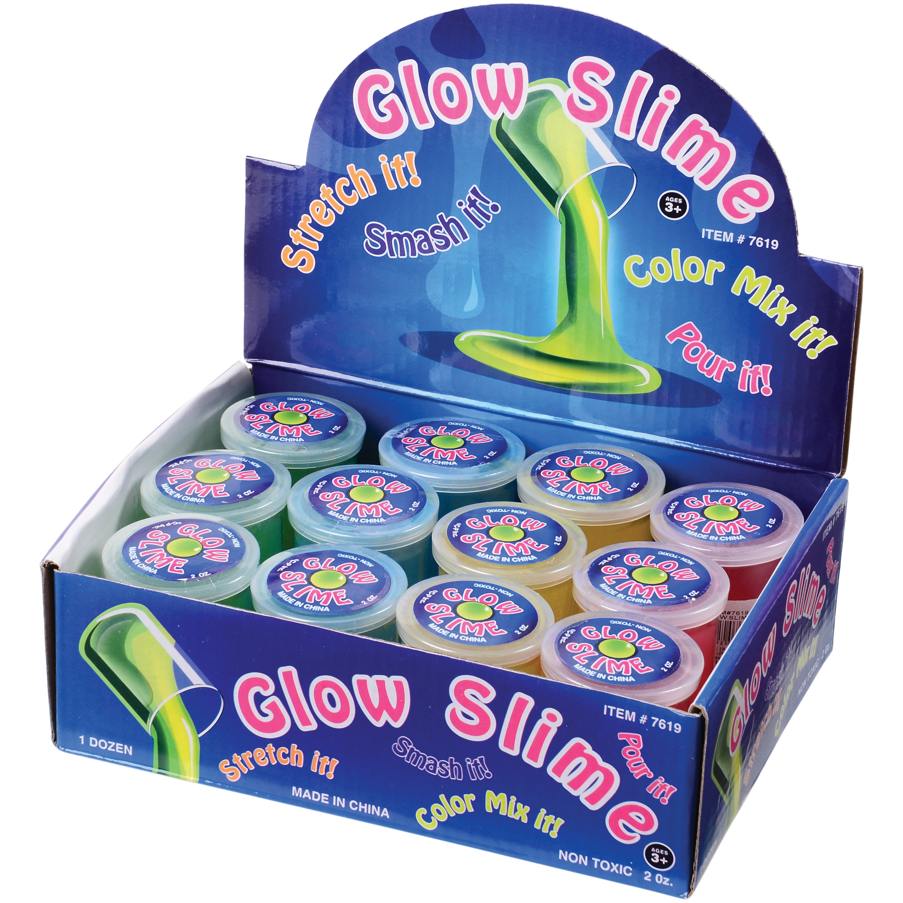 Glow Slime - 12 Count