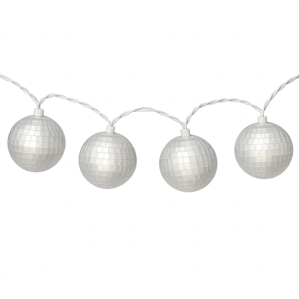 Good Vibes 70s Disco Ball LED String Lights