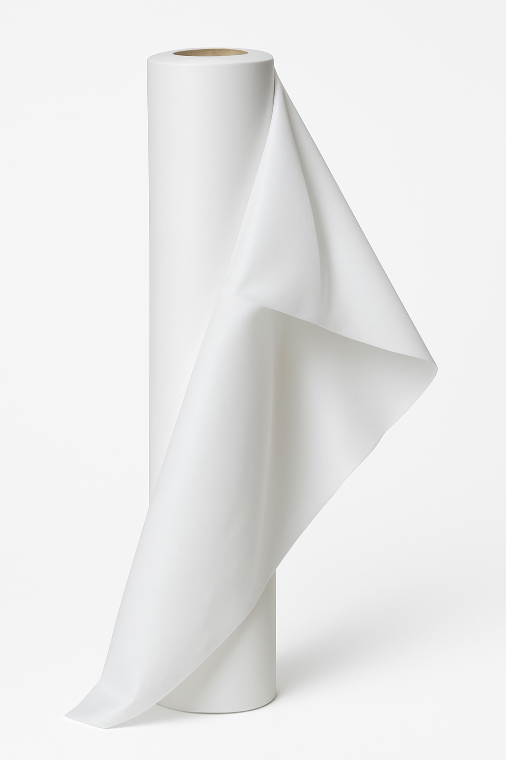 White Plastic Table Cover Roll - 40" x 100' for Events