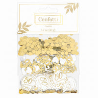 Golden 50th Anniversary Confetti Value Pack - 1.2 oz