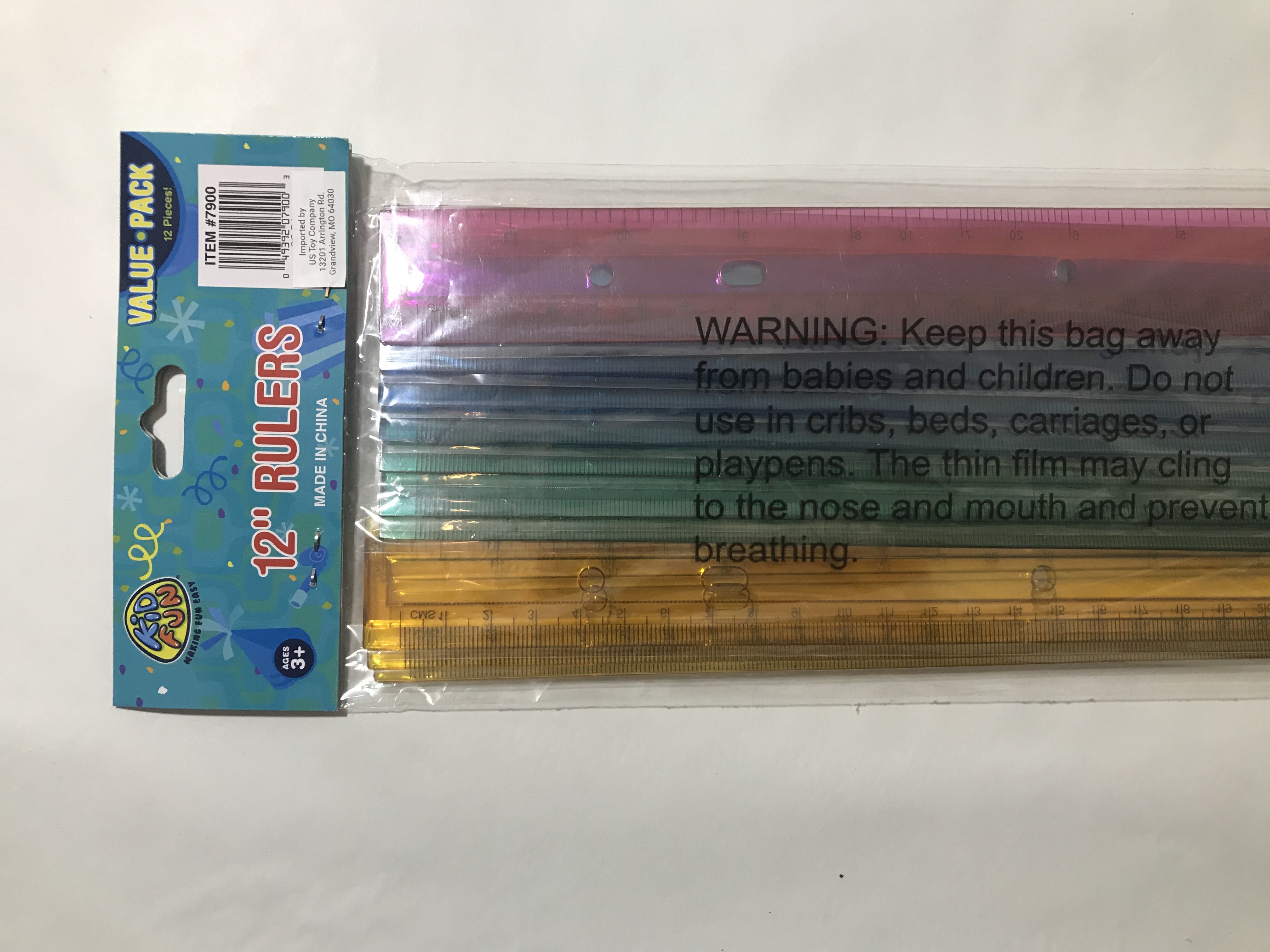 Rulers/12 Inch - 12 Count