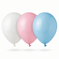 Gender Reveal Latex Balloons - 11-Inch Mix, 15-Pack