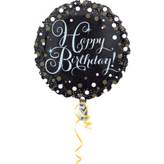 Sparkling Celebration Happy Birthday Foil Balloon - 18-inch