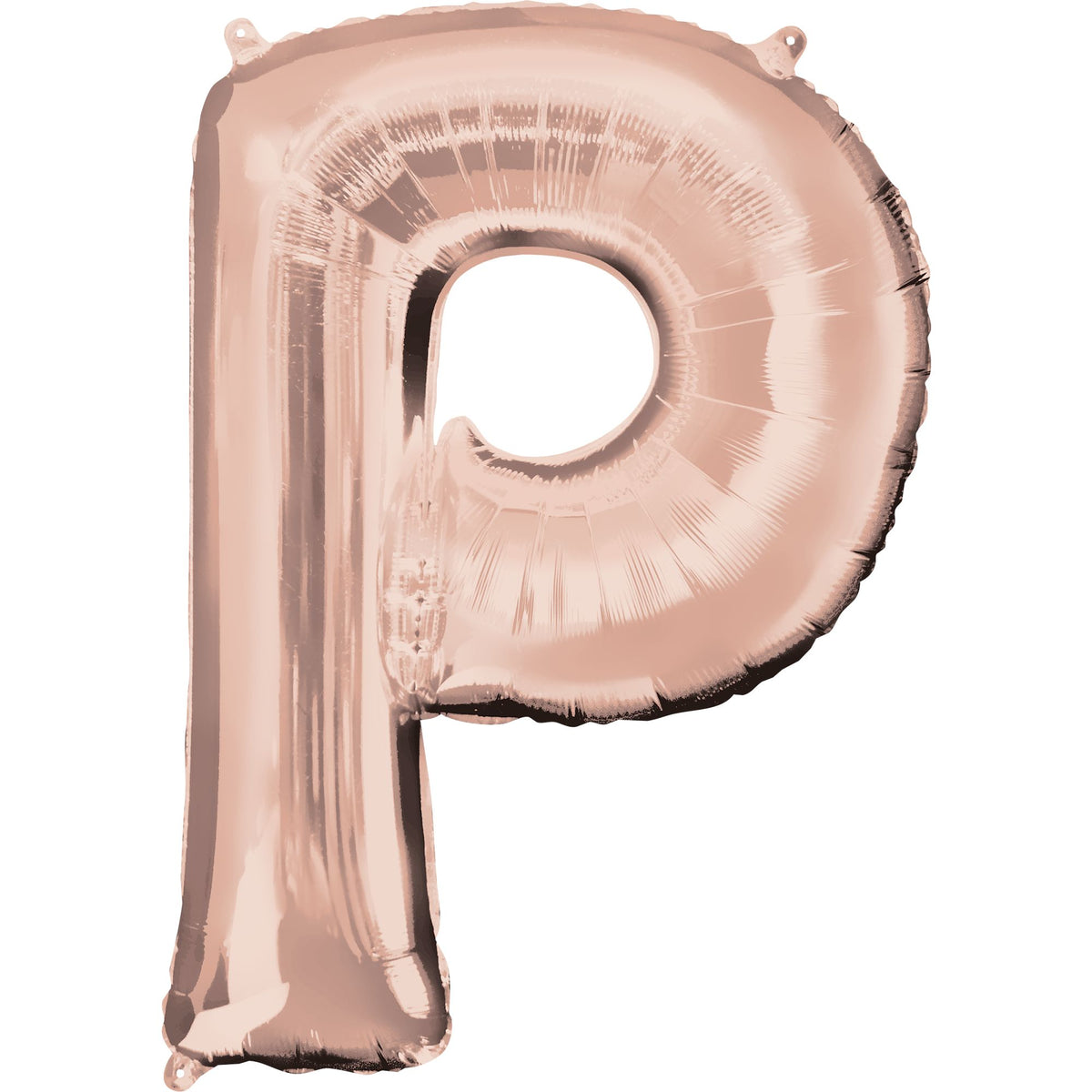 Rose Gold Letter P Foil Balloon