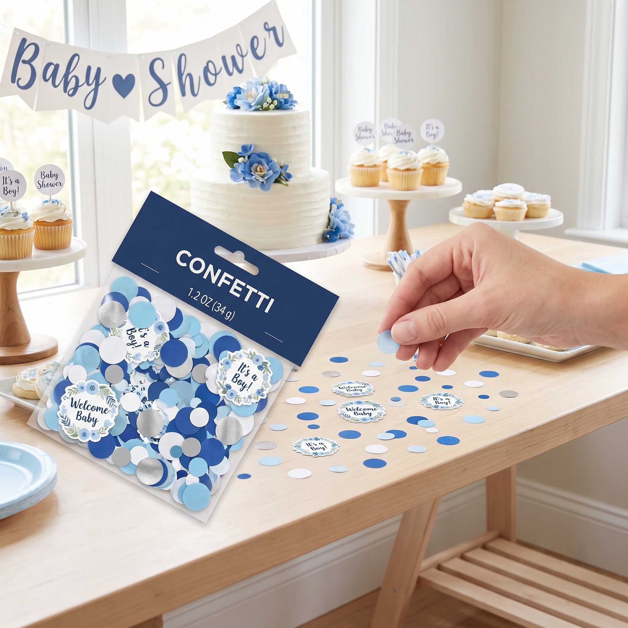 Baby in Bloom Confetti Pack - Perfect for Baby Showers
