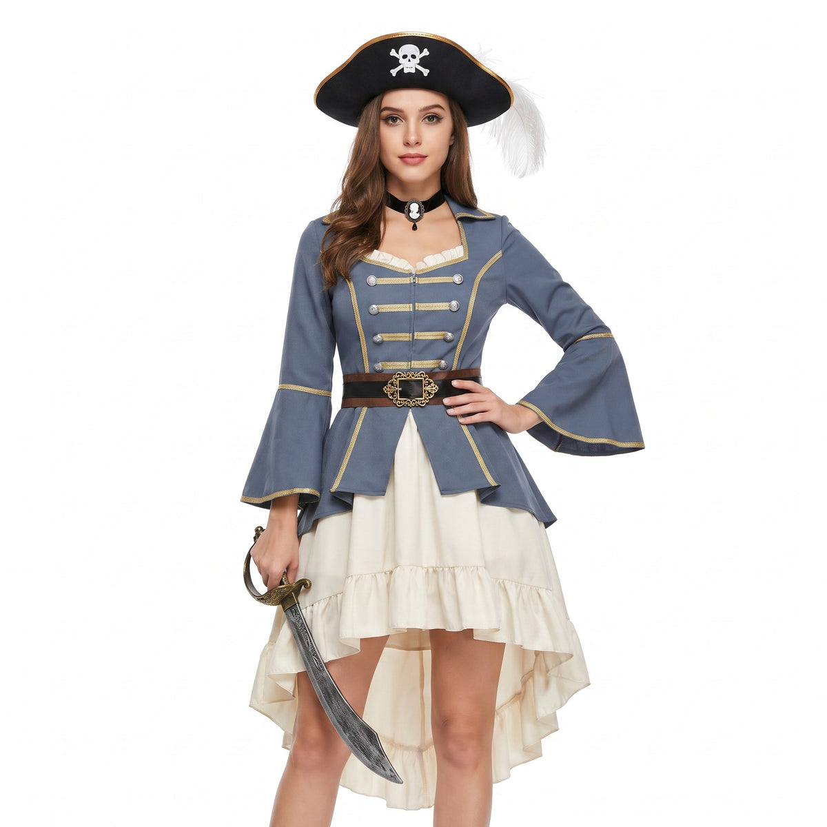 Elegant Posh Pirate Women's Halloween Costume