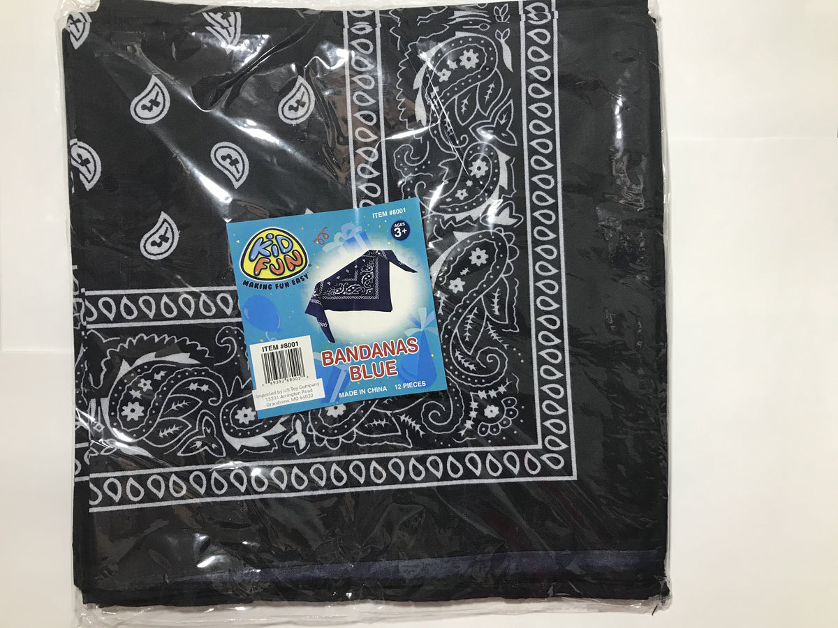 Bandanas/Blue - 12 Count