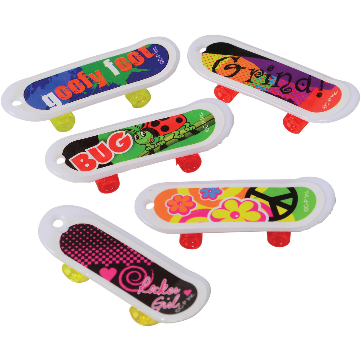 Mini Finger Skateboards - 12 Count
