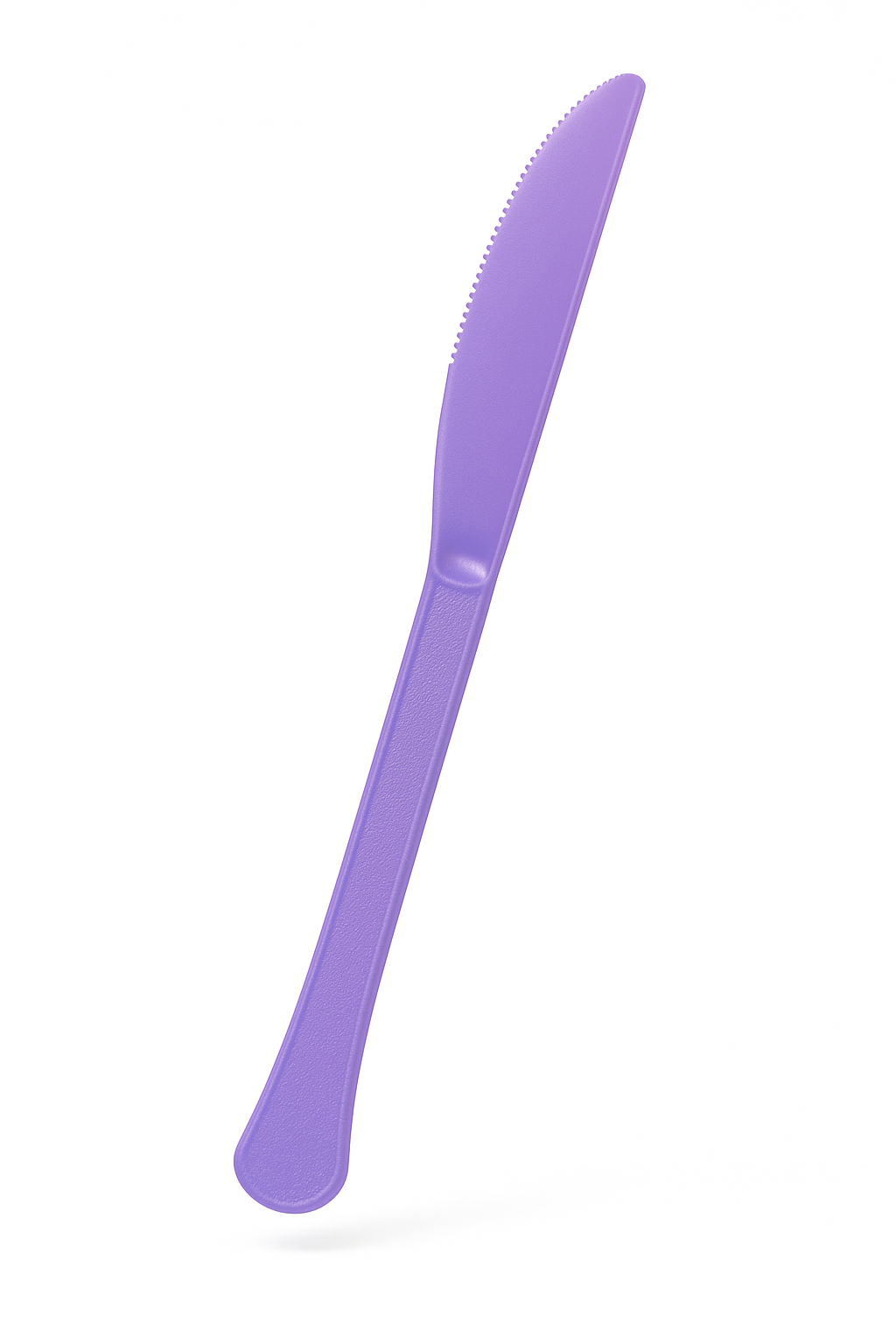 Heavyweight Purple Plastic Knives