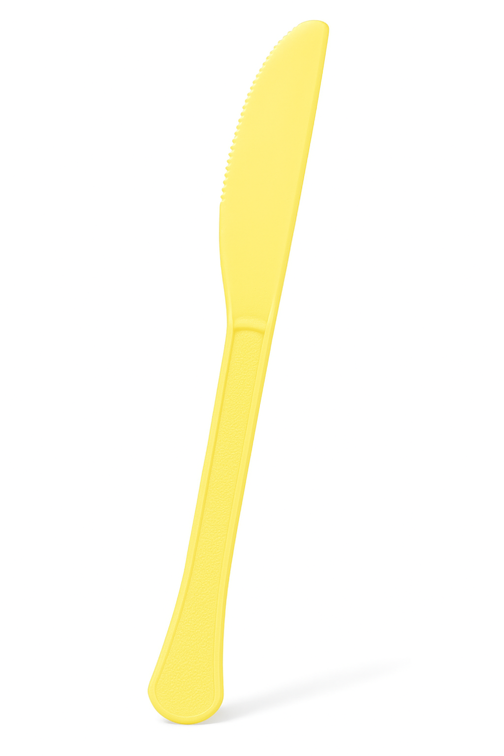Heavyweight Mid-Cut Yellow Plastic Knives
