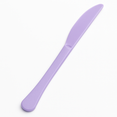 Lavender Heavy Weight Plastic Knives - 20 Pack