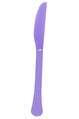 Heavyweight Purple Plastic Knives
