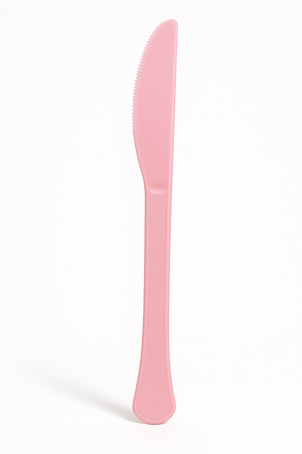 Heavyweight New Pink Plastic Knives